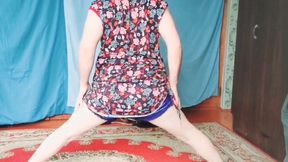 Sissy Showing off Pastel Hair in Cute Pigtails