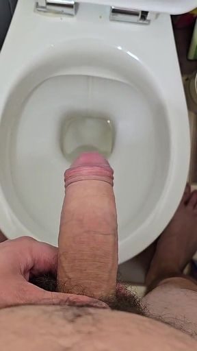 This Is How Hard It Is to Pee with a Hard Dick After an Orgasm