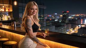 alexa -beautiful young tattooed blonde fucks with stranger without mercy, porn in spanish. audio in latin spanish - ai porn