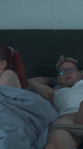 Step Mom Tests Step Son's Secret Gift on Shared Hotel Bed New Year's Eve   Clip 3