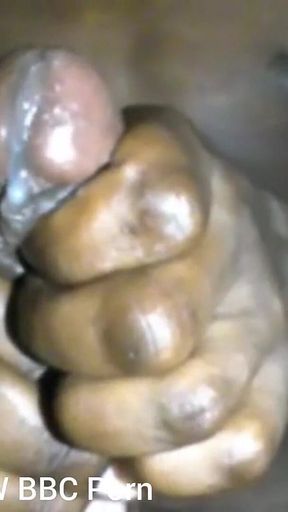 Teasing Slapping My BBC Jerking off Cumming Hard
