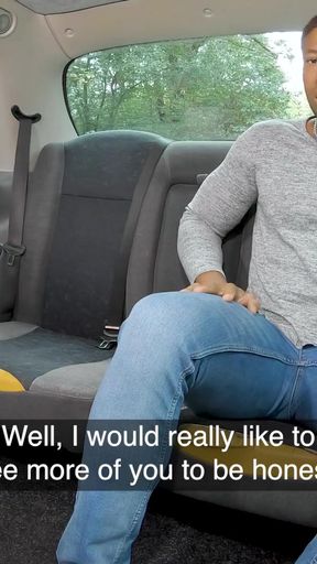 Emotional moment from &quot;Female Fake Taxi - Super sexy blonde wants to be fucked by a BBC&quot;