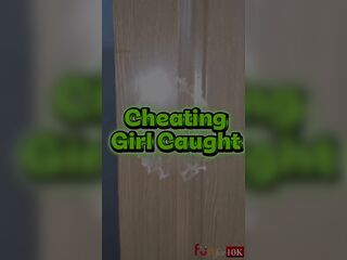 Cheating Gal Caught in the Bath