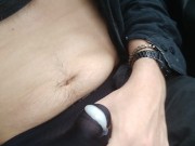 Cumming in my thong while driving