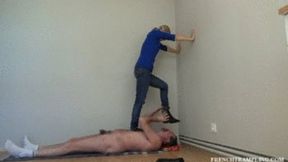 2163 Stockings cock trampling with Katy