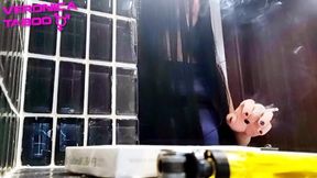 Sissy Queens Cigarette Break During Masturbation! Smoking Model Veronica Taboo Blows Smoke! - Anal Orgasm