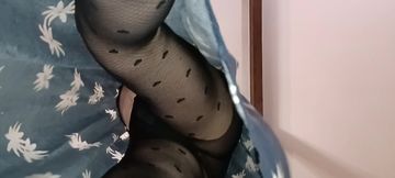 Small stuck in a white thong