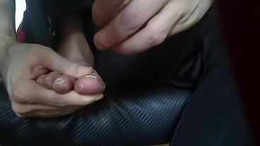 Oznob sissy paint his tonails with black nail polish