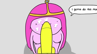 Princess Bubblegum Fucks a Banana Guard - Adventure Time Porn Parody