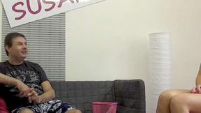 ”An enthusiastic first timer gives agent Susan a great fuck”