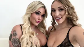 Hot girlfriends eat each other out in a fun girls' night