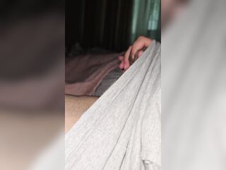 Step mommy pulled out step son shlong from his pants tugjob his wang