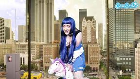 ”Camsoda - Lizzie Love Cosplay As Hinata Hyuga - Naruto - Masturbates On Sybian”