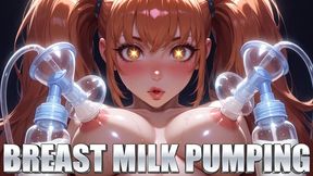 Milk and Mischief: Dominant Pumping Play - Swollen Breasts, Rhythmic Suction & Overflowing Tease