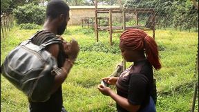 a footballer on vacation in africa makes the strange meeting of a mature woman and thanks in a tourist park, a visit which will very quickly shot a public fucking scene