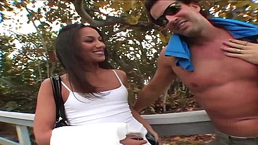 Kira Croft Threesome Cream Pie from Big Cocks