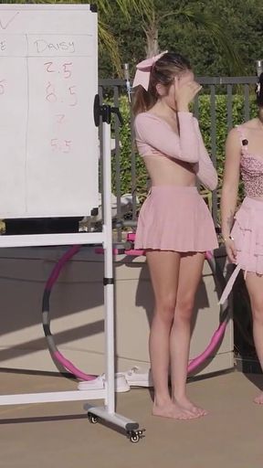 Reciting the National Anthem in a Wacky Wild Strip Game Show