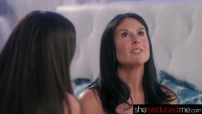 Milana Ricci and Sienna Rae's Stepfamily Surprise: A Sensual Encounter