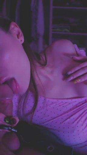 Watching an evening movie with a great blowjob.   Clip 1