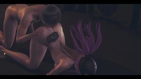 Lol Hentai - Akali Blowjob and Cunnilingus at Street - Japanese Asian Manga Anime Game Porn