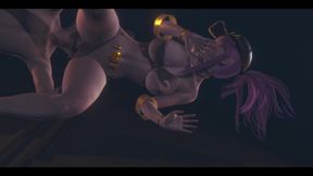 Lol Hentai - Akali Blowjob and Cunnilingus at Street - Japanese Asian Manga Anime Game Porn