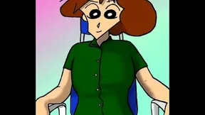 Shin-chans Steamy Encounter with Misaes Curves in Wild Hentai Fantasy