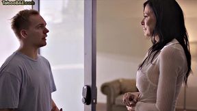 Big-titted gorgeous MILF drilled by stud
