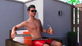 Stepsisters surprise him with a hot threesome