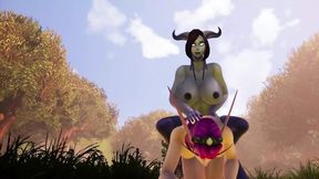 Draenei Futa Dickgirl Fucks Hot Elf - Warcraft Porn Parody