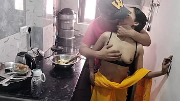 Hot Desi Bhabhi Kitchen Sex With Husband