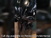 Wearing PVC Raincoat over Latex - STay home, stay safe!