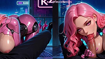 Cyberpunk Temptress (Side-By-Side VR) ~ AI-Generated