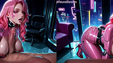 Cyberpunk Temptress (Side-By-Side VR) ~ AI-Generated