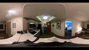 Trans Bailey Wilde Jerking Off in Kitchen VR