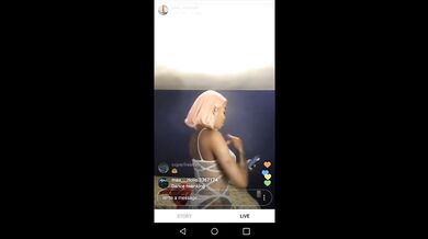 Jodi Couture IN SEE THRU DRESS !!! on INSTAGRAM LIVE