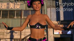 Thighjob Surprise (CGI Hentai Vixen Captures and Milks Superhero with her Silky Thighs)
