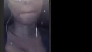 Big-Titted Black Canadian on Webcam