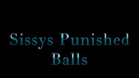 Sissys Punished Balls