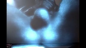Mac Cam Hologram Fun: Jerking Off With Shaved Perfection – Big Cock Action