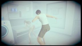 nympho tamer [ bdsm hentai game pornplay ] ep.2 shaking orgasm from rough spanking