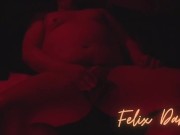 Chubby Felix lost track of time jerking off