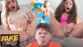 Watch cutesy Michael Fly and Marina Maya's action