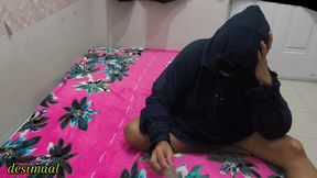 Muslim Hijab Girl planing for play with  Didlo ek tha Tiger Song