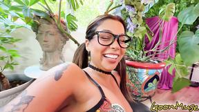 ”Glorious Goonette Ava Amira Shaved Cunt Gets Screwed”