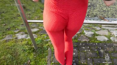 Cologne street fuck with German slut taking thick doggy outside