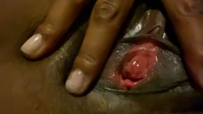 Dirty-talking bad girl gives a deep-throating blowjob and has her tight,