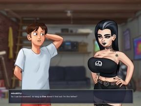 SUMMERTIME SAGA MY GOTH GIRL PREGNANT...OOPS PT.187