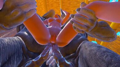 Two Furry Alien Fuck My Wife Double Anal