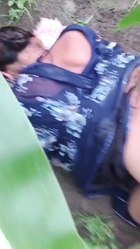 Sister-in-law is taking her brother-in-law to the field and getting her big butt fucked by the bunker   Clip 1