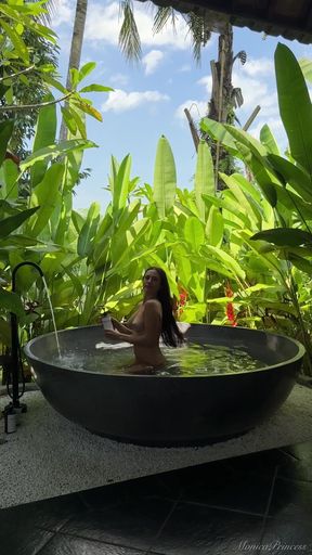 Get Wild with Me in a Steamy Jungle Bath Naked